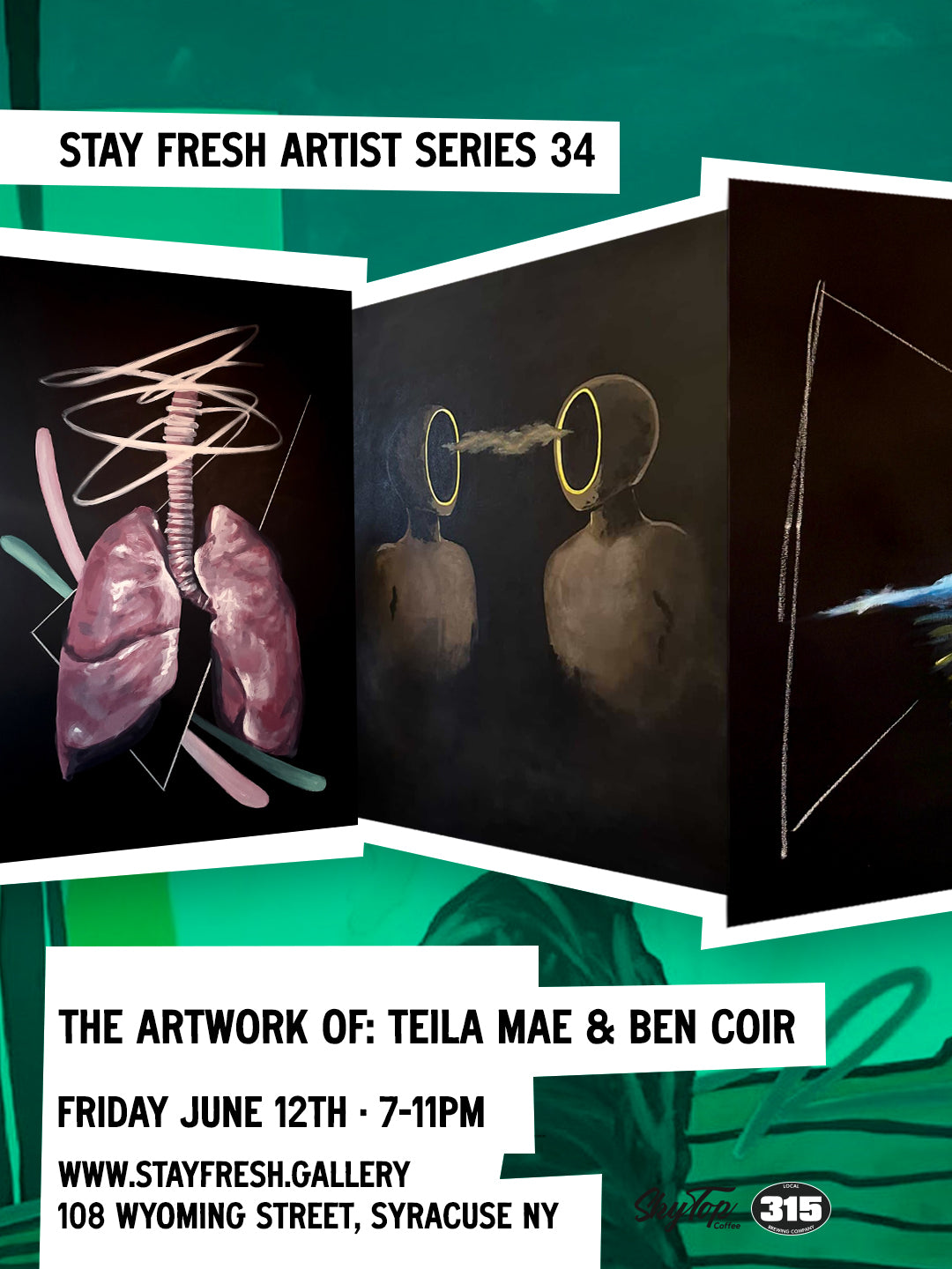 Opening Reception - Stay Fresh Artist Series 035: Ben Coir & Telia Mae poster