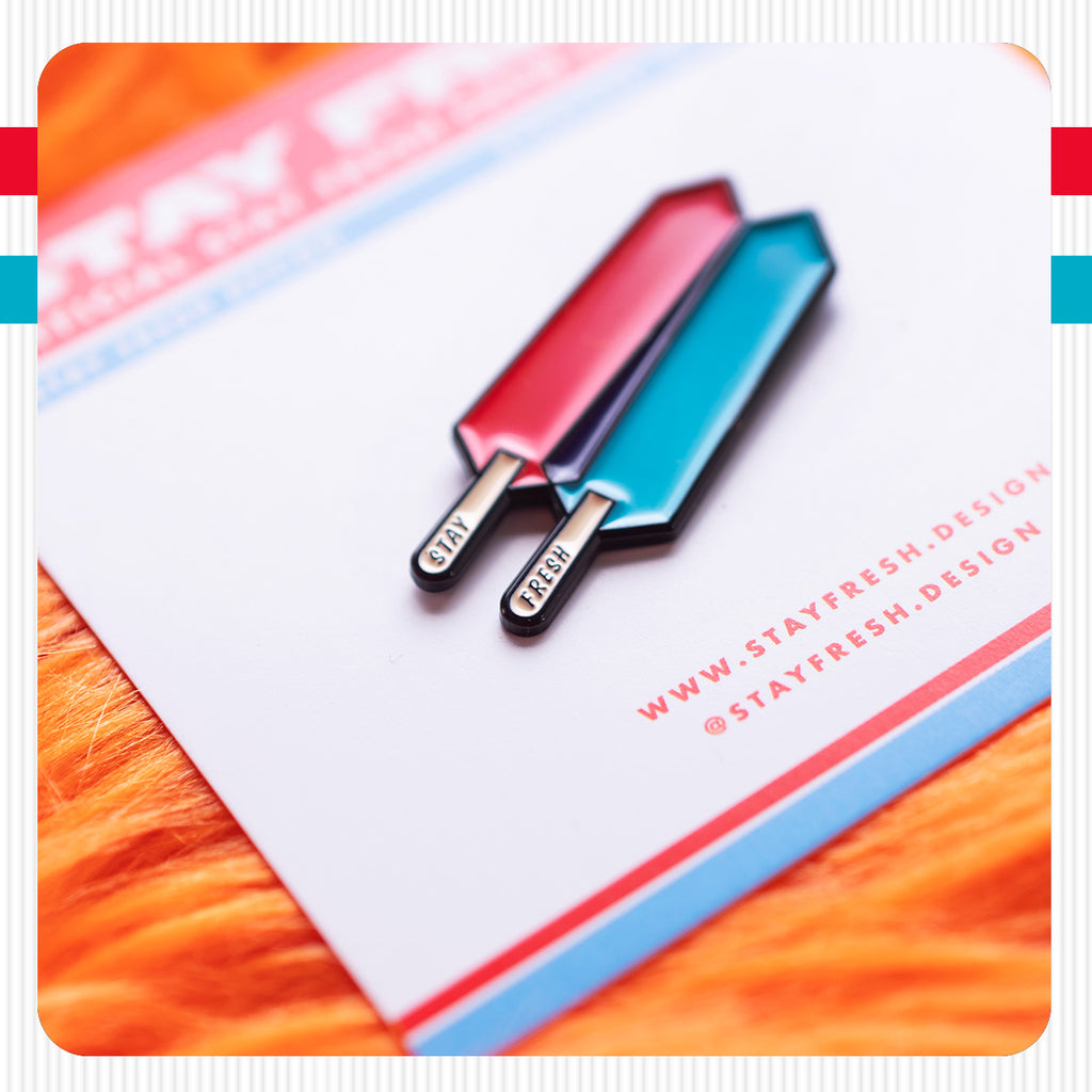 Stay Fresh Popsicle Pin