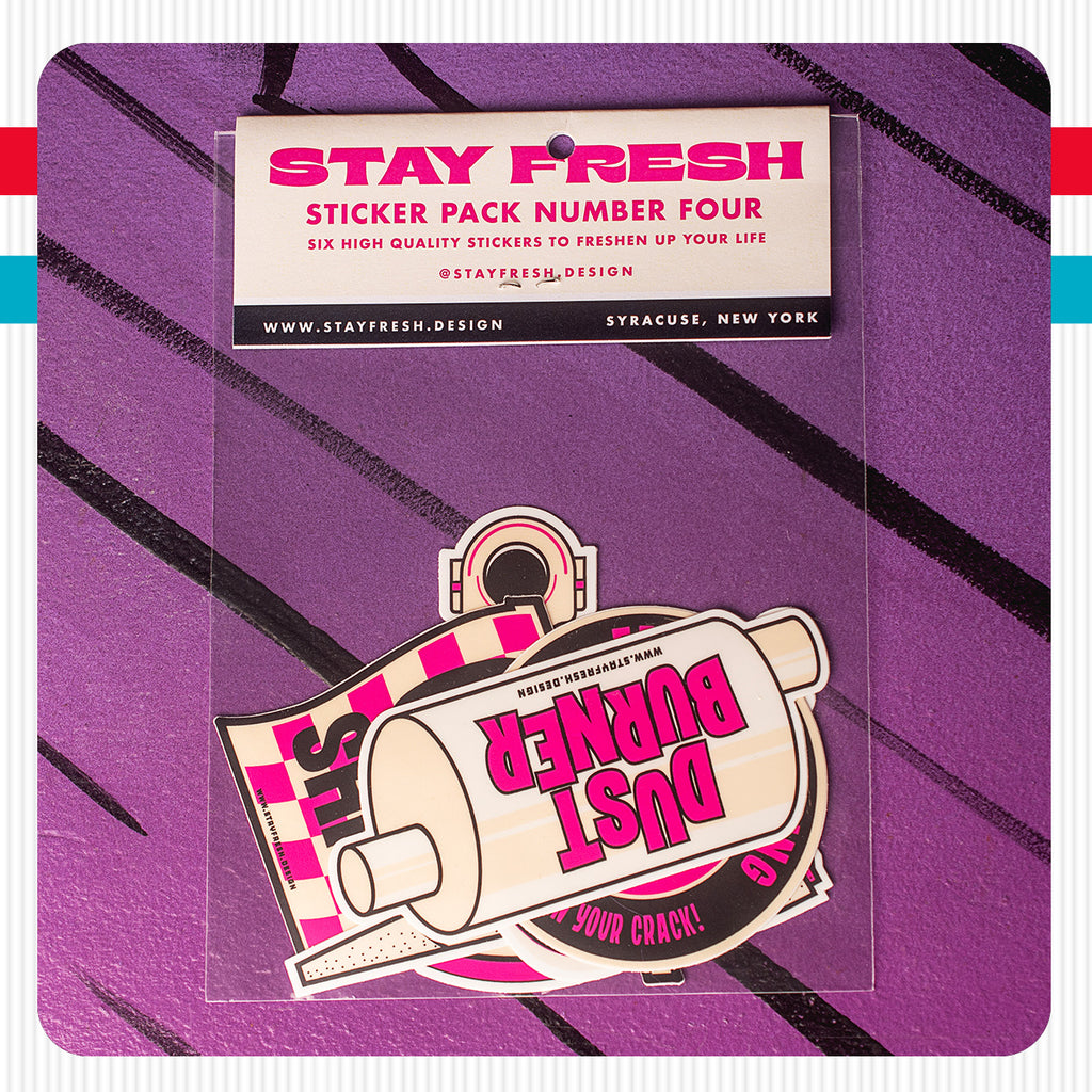 Stay Fresh Sticker Pack No. 4