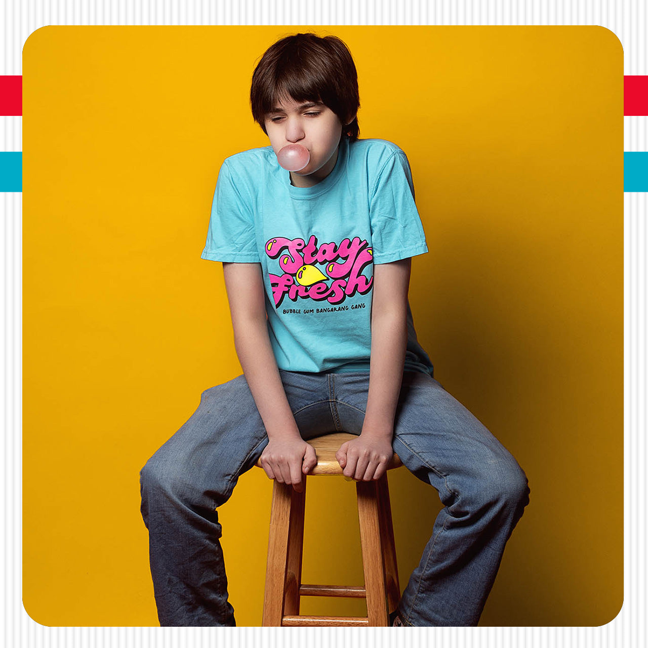 Stay Fresh Bubble Gum Blue T-Shirt