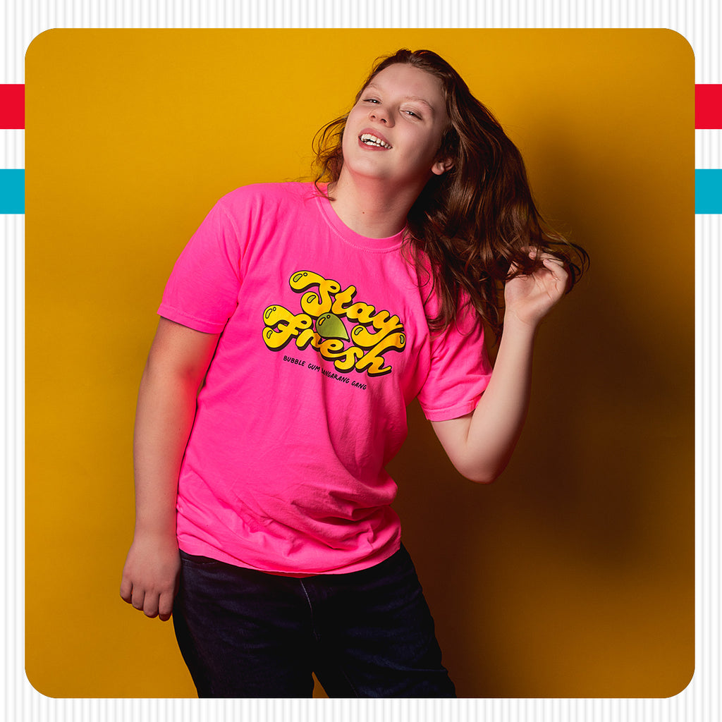 Stay Fresh Bubble Gum Pink T-Shirt