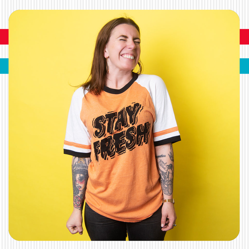 Stay Fresh Halloween Ringer T-Shirt