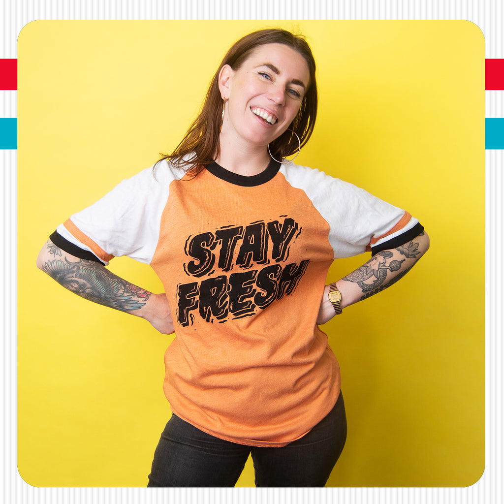 Stay Fresh Halloween Ringer T-Shirt