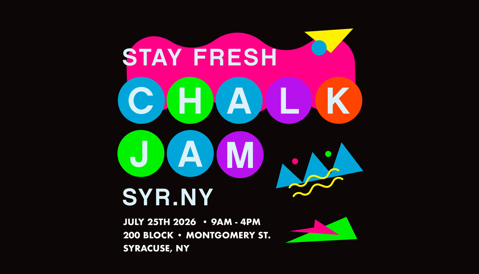 Stay Fresh Chalk Jam 