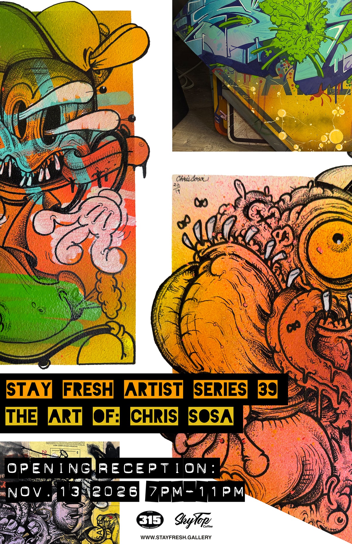 Stay Fresh Artist Series 39: The Art of Chris SOSA