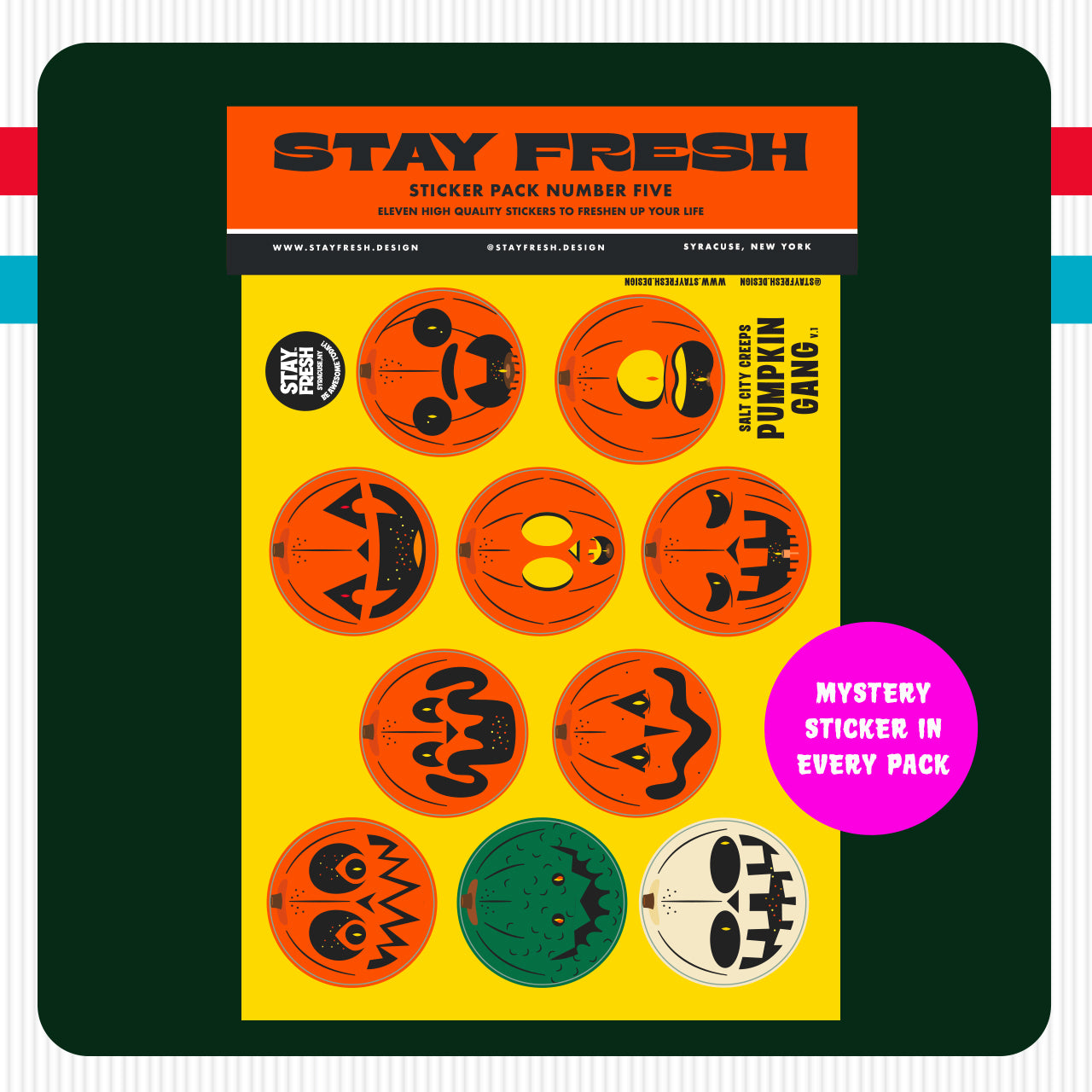 Sticker Pack Five: Pumpkin Gang v.1