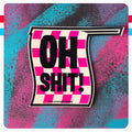 Oh Shit! Race Flag Sticker