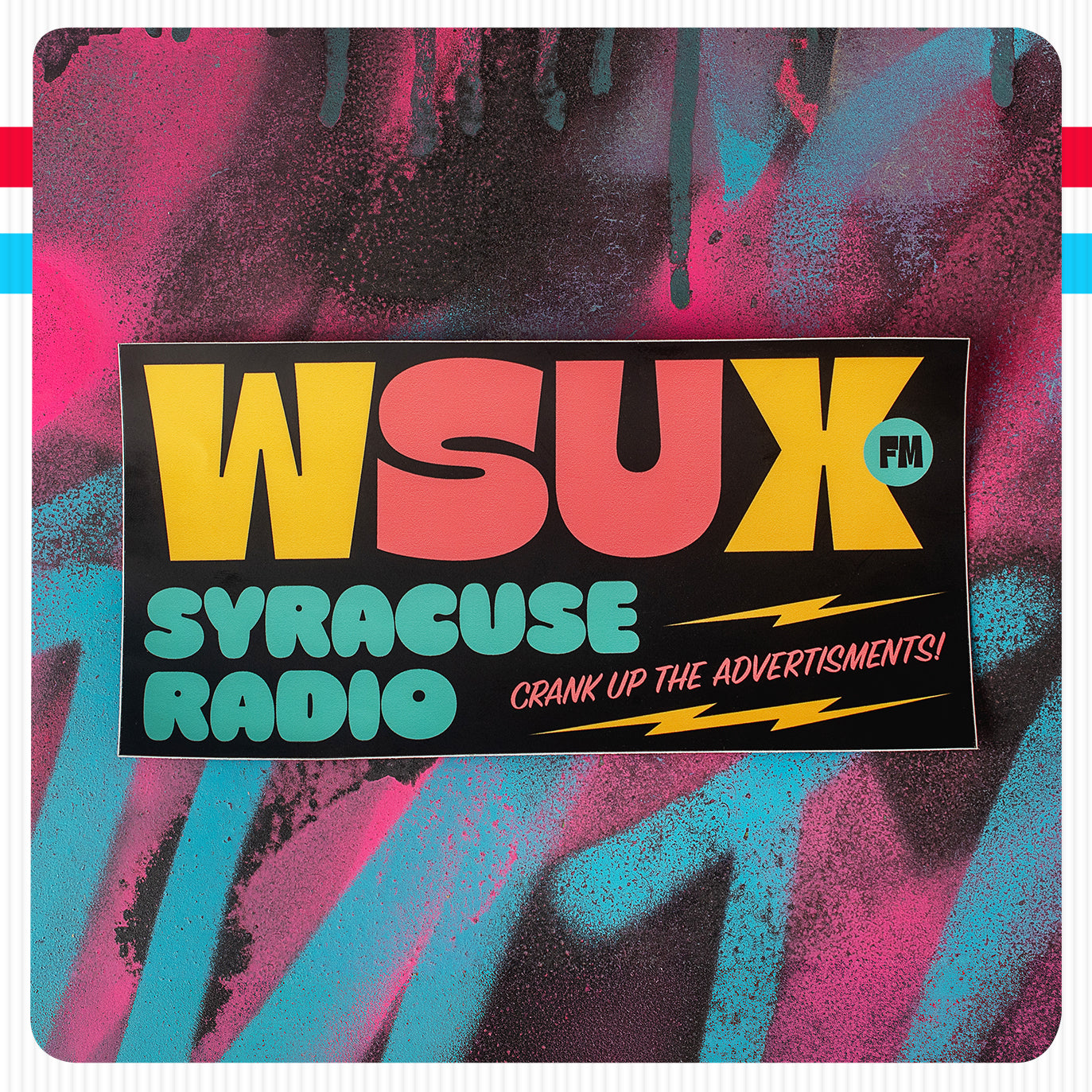 WSUX Syracuse Radio Bumper Sticker