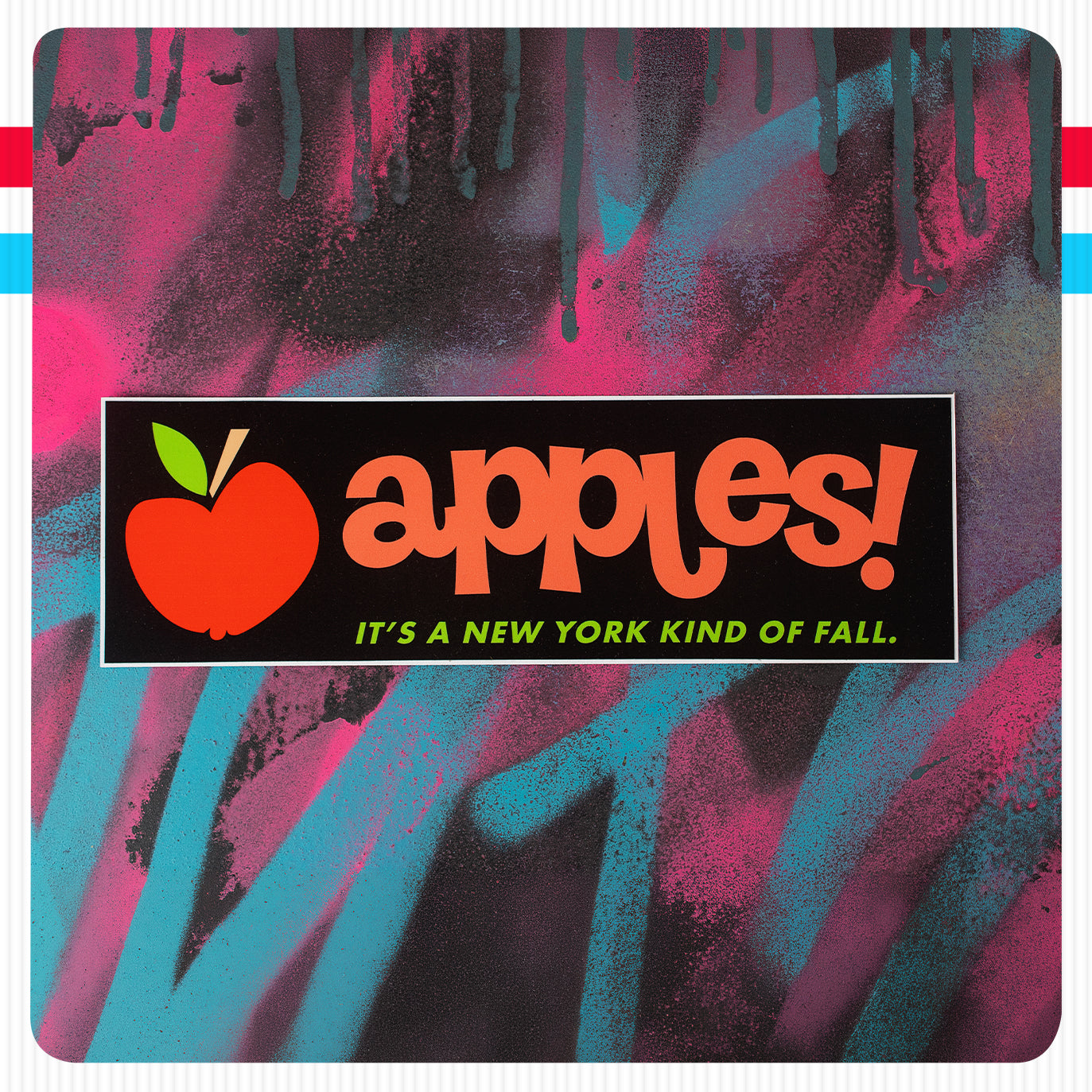 apples! It's a New York Kind of Fall Bumper Sticker