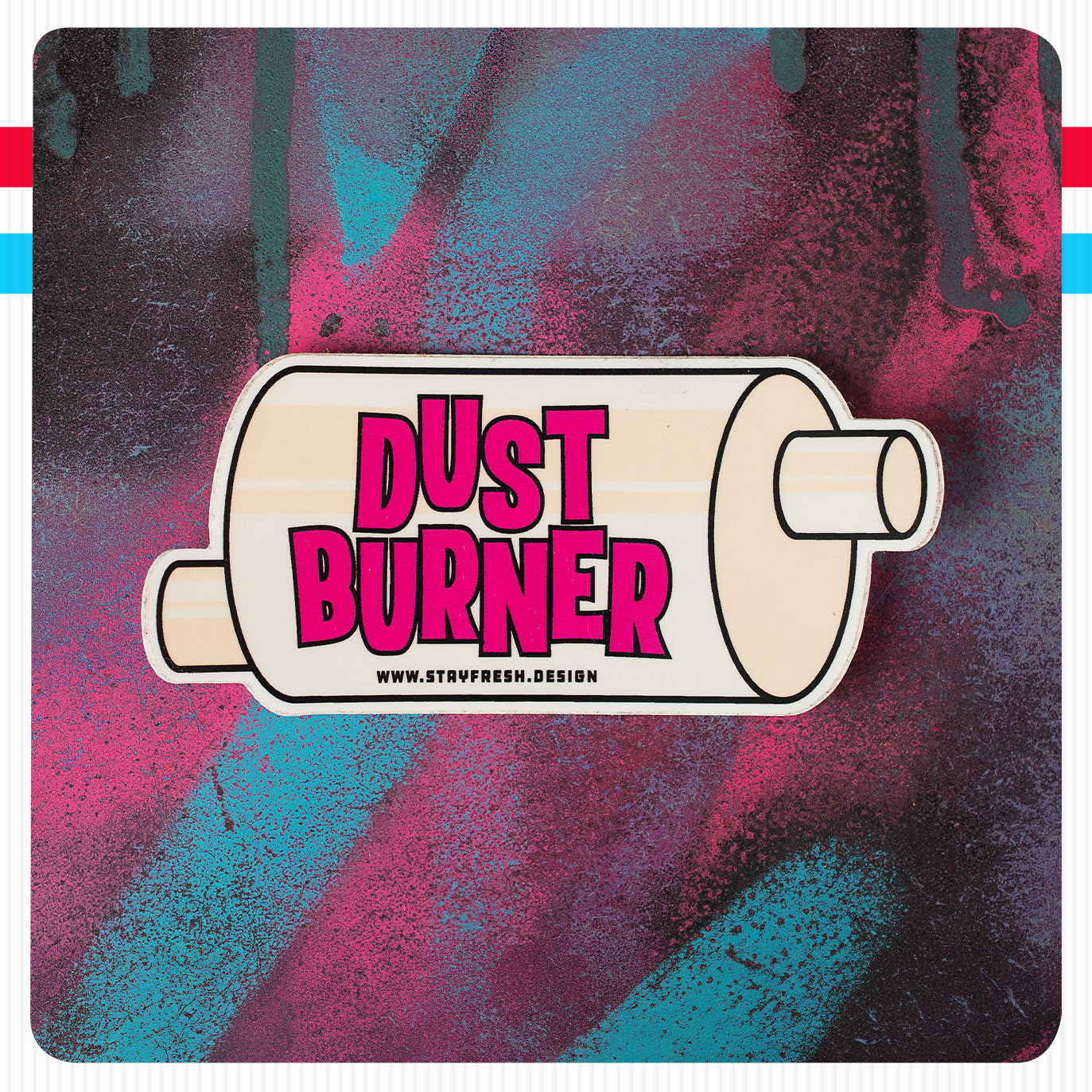 Dust Burner Sticker