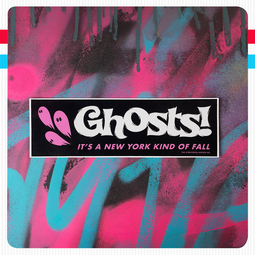 Ghosts! It's a New York Kind of Fall Bumper Sticker