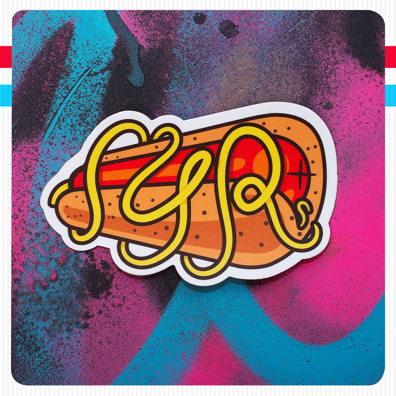 Stay Fresh Hotdog Sticker