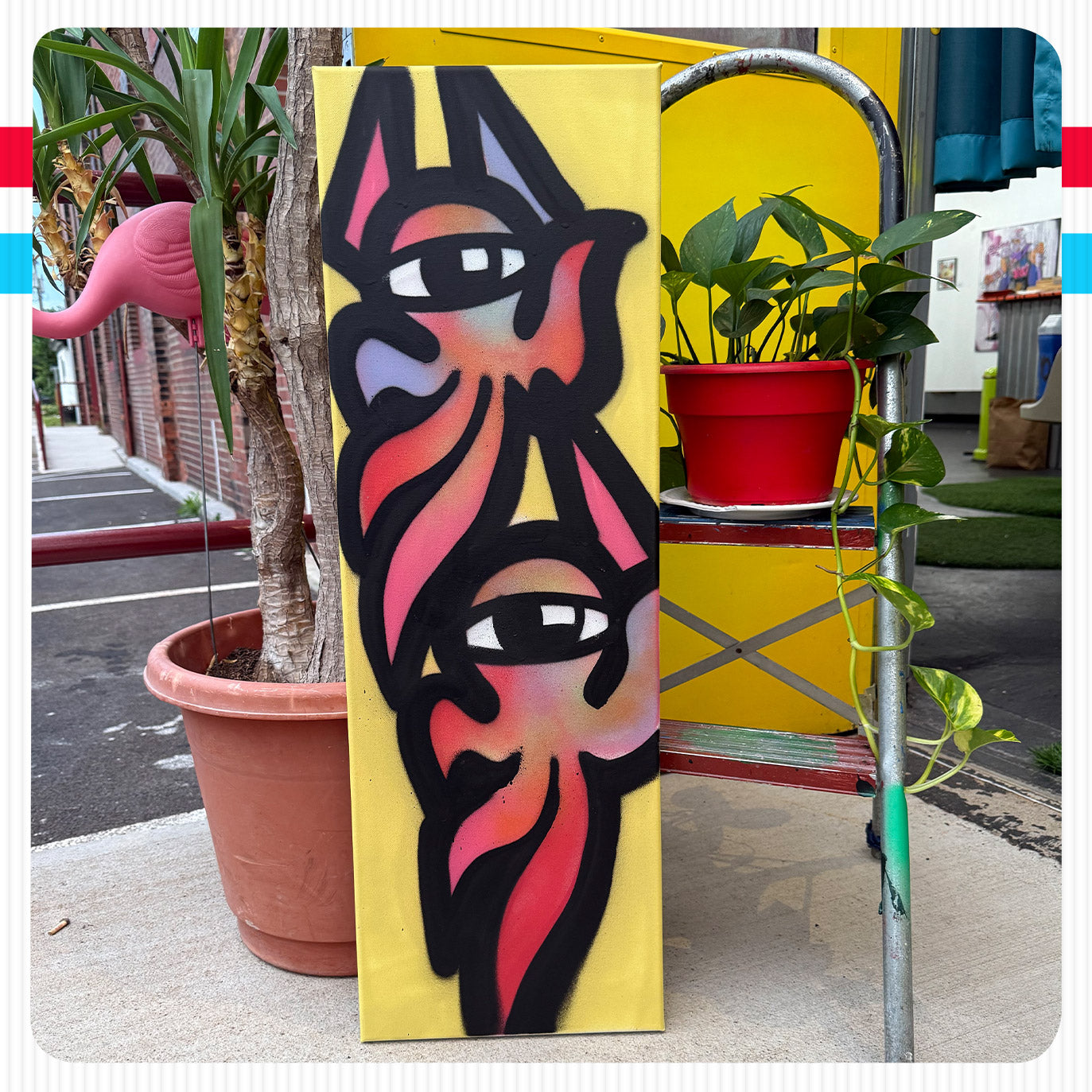 Vacant Artwork - Yellow - 12"x36"