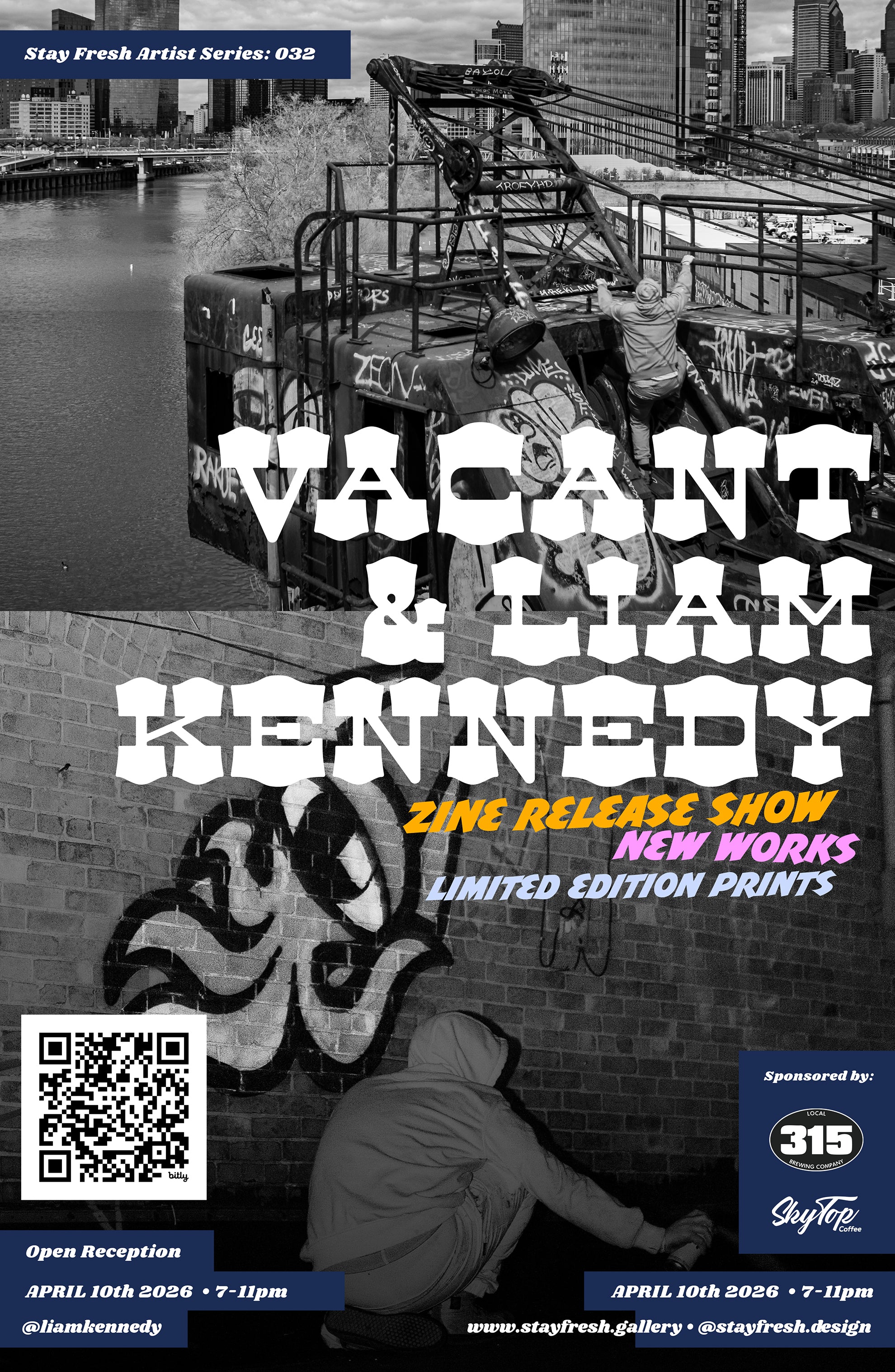 Stay Fresh Artist Series 033: Vacant & Liam Kennedy poster